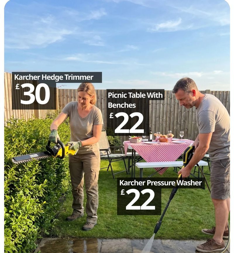 WhyBuy garden tools hero carousel